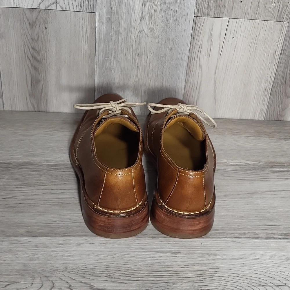 Cole Haan Mens 8 1/2M Oxford Leather Dress Shoes Brown Lace Up CO5324‎